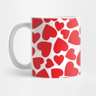 Hearts pattern Mug